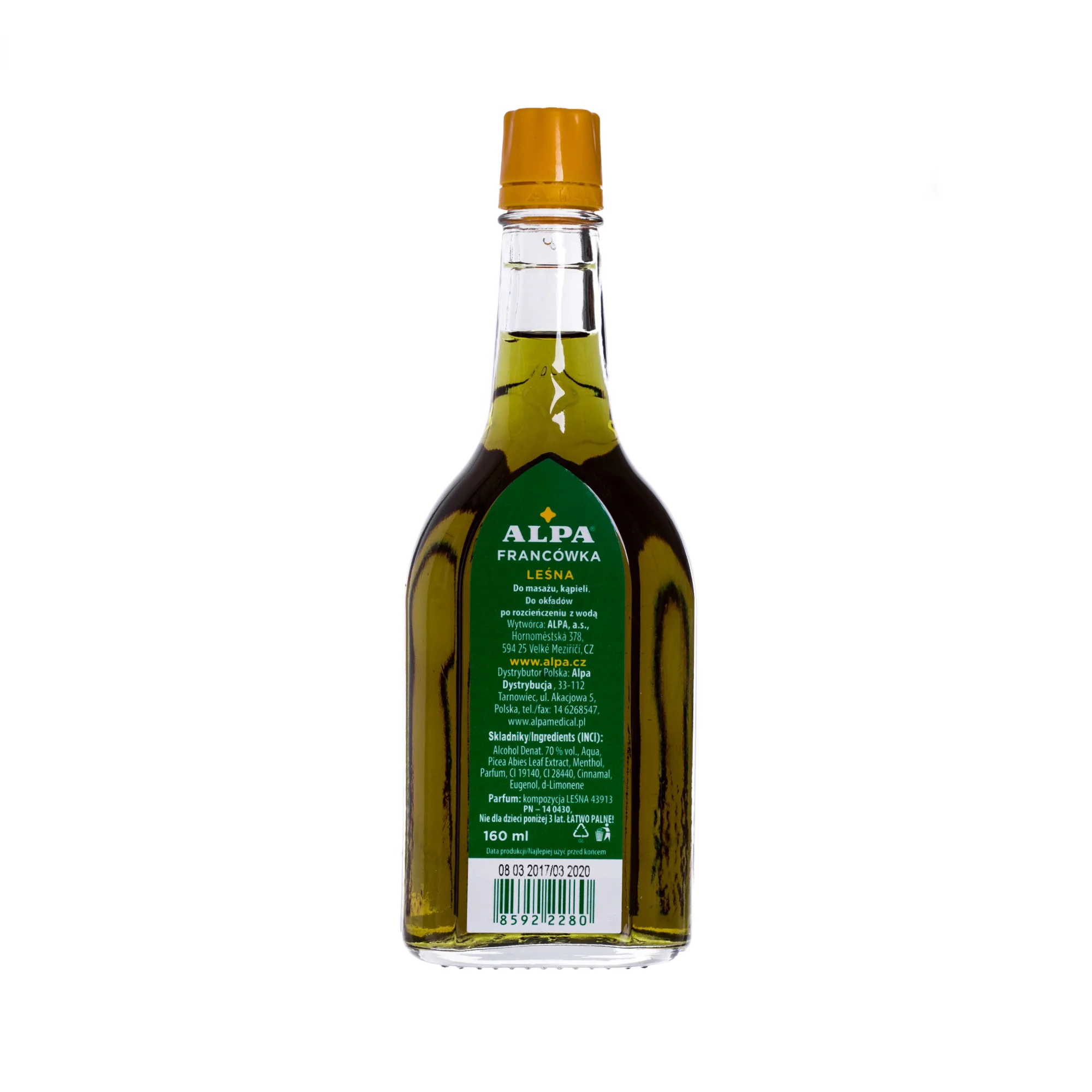 Alpa Leśna mikstura ziołowa, 160 ml