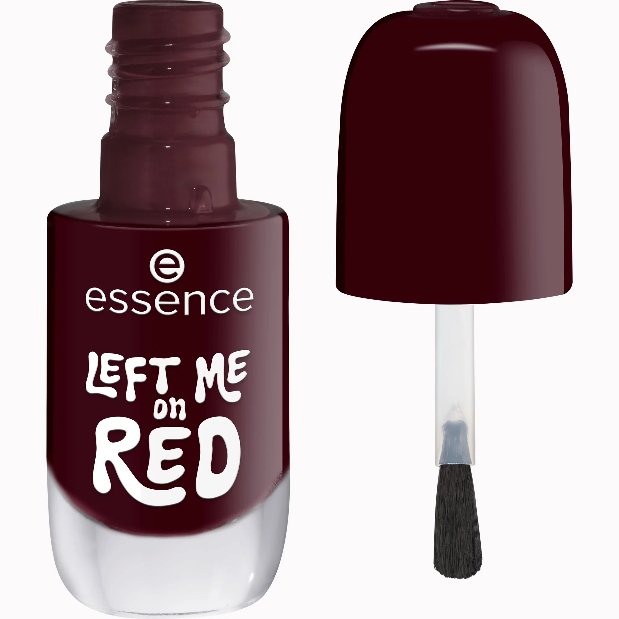 Essence Gel Nail Polish lakier do paznokci 12 Left Me On Red, 8 ml