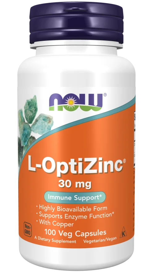 Now Foods L-OptiZinc 30 mg 100 kapsułek