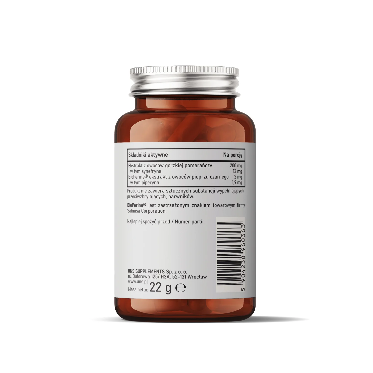 UNS Synefryna + BioPerine® 60 wege kapsułek