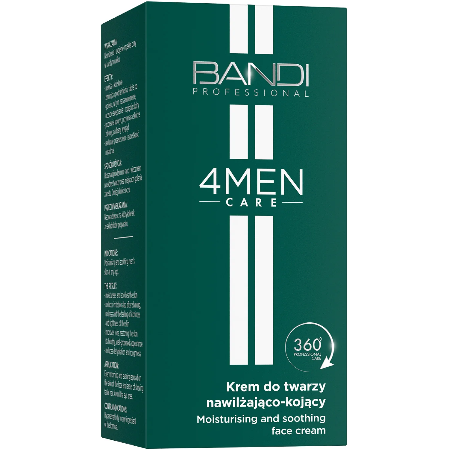 BANDI 4Men Care krem do twarzy nawilżająco-kojący, 50 ml