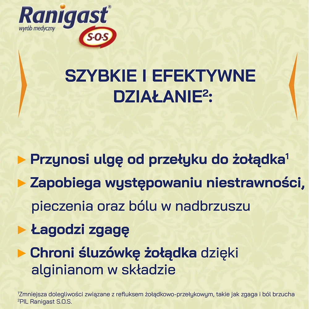 Ranigast SOS 24 tabletki do ssania
