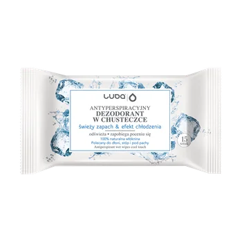 Luba antyperspiracyjny dezodorant w chusteczce z efektem chłodzenia, 15 szt.