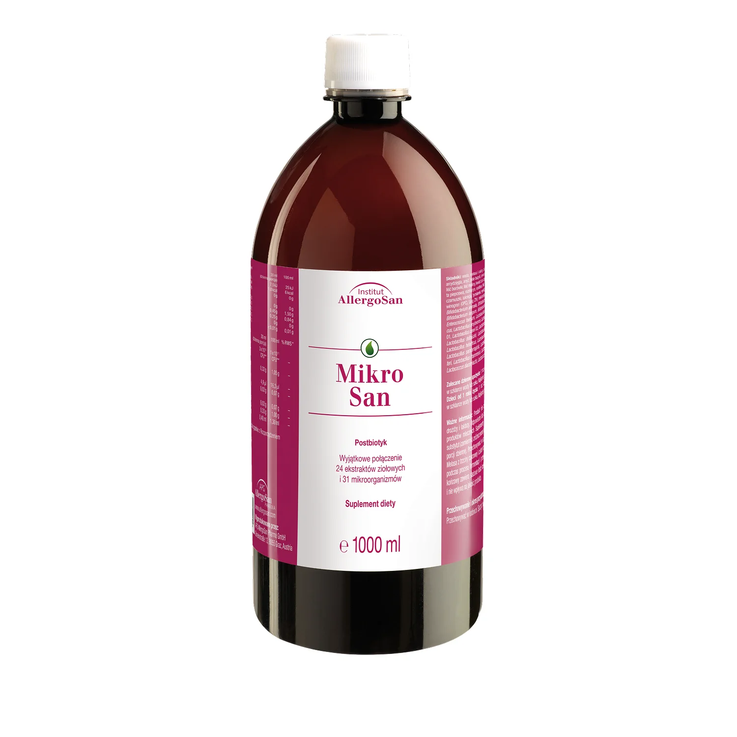 OMNi-BiOTiC® MikroSan suplement diety w płynie, 1000 ml