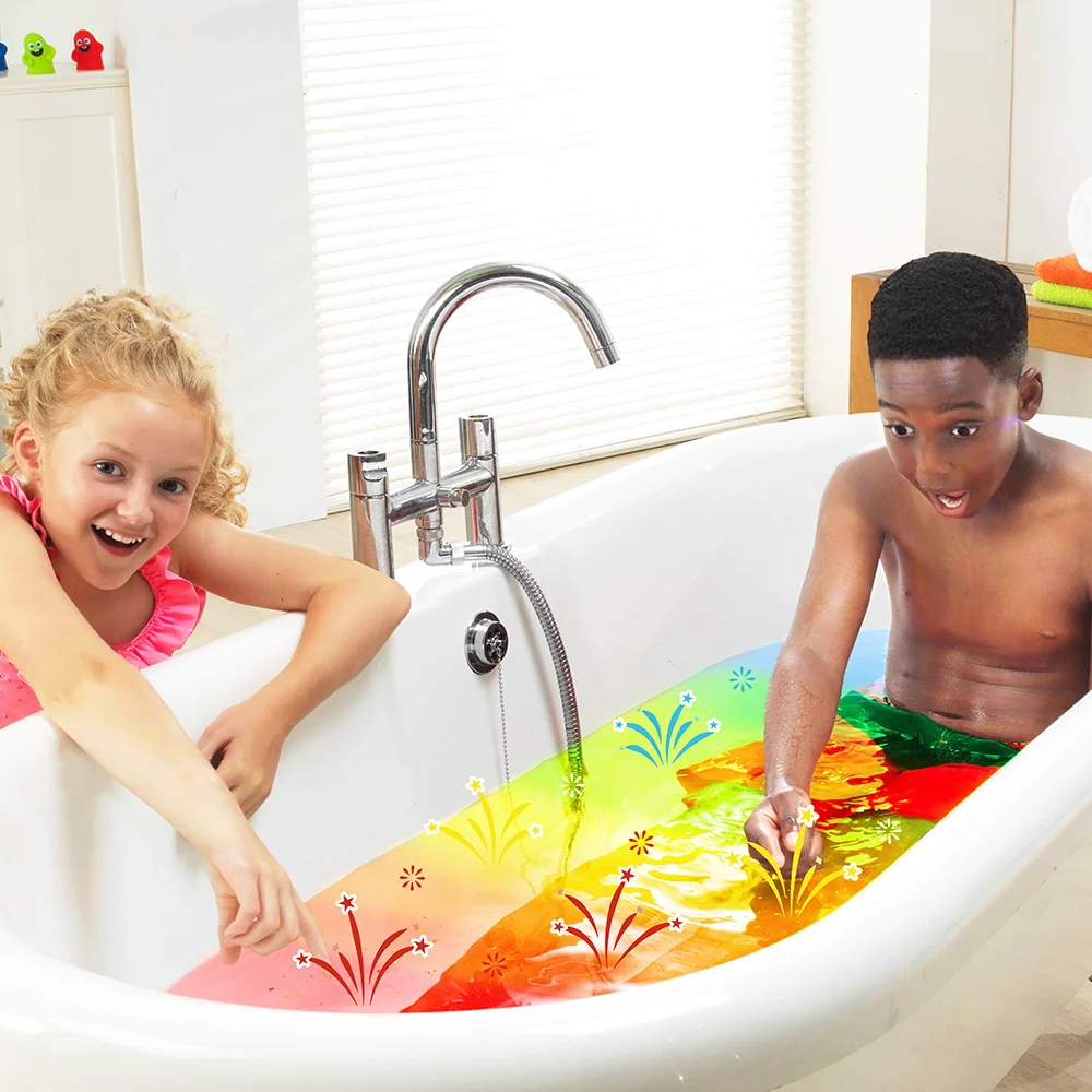 Zimpli Kids Crackle Baff Colours strzelający proszek do kąpieli, 3 kolory, 3 użycia