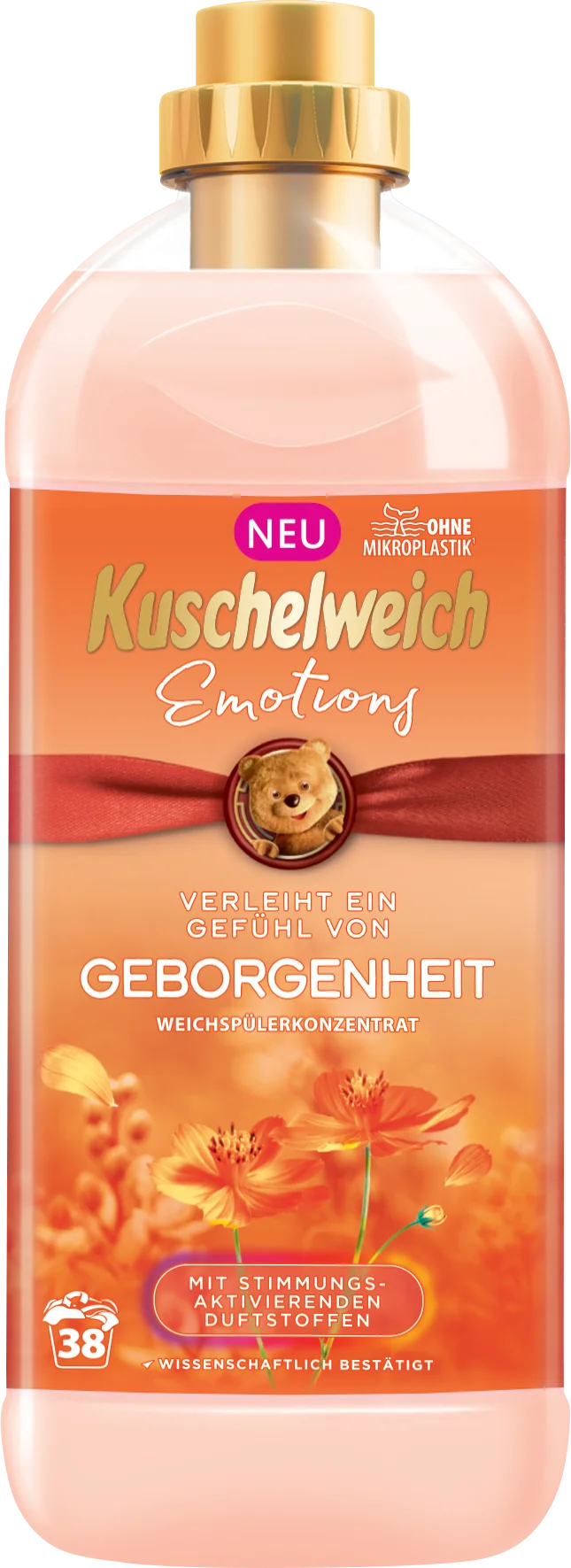 Kuschelweich Emotions Geborgenheit płyn do płukania, 1 l, 38 prań