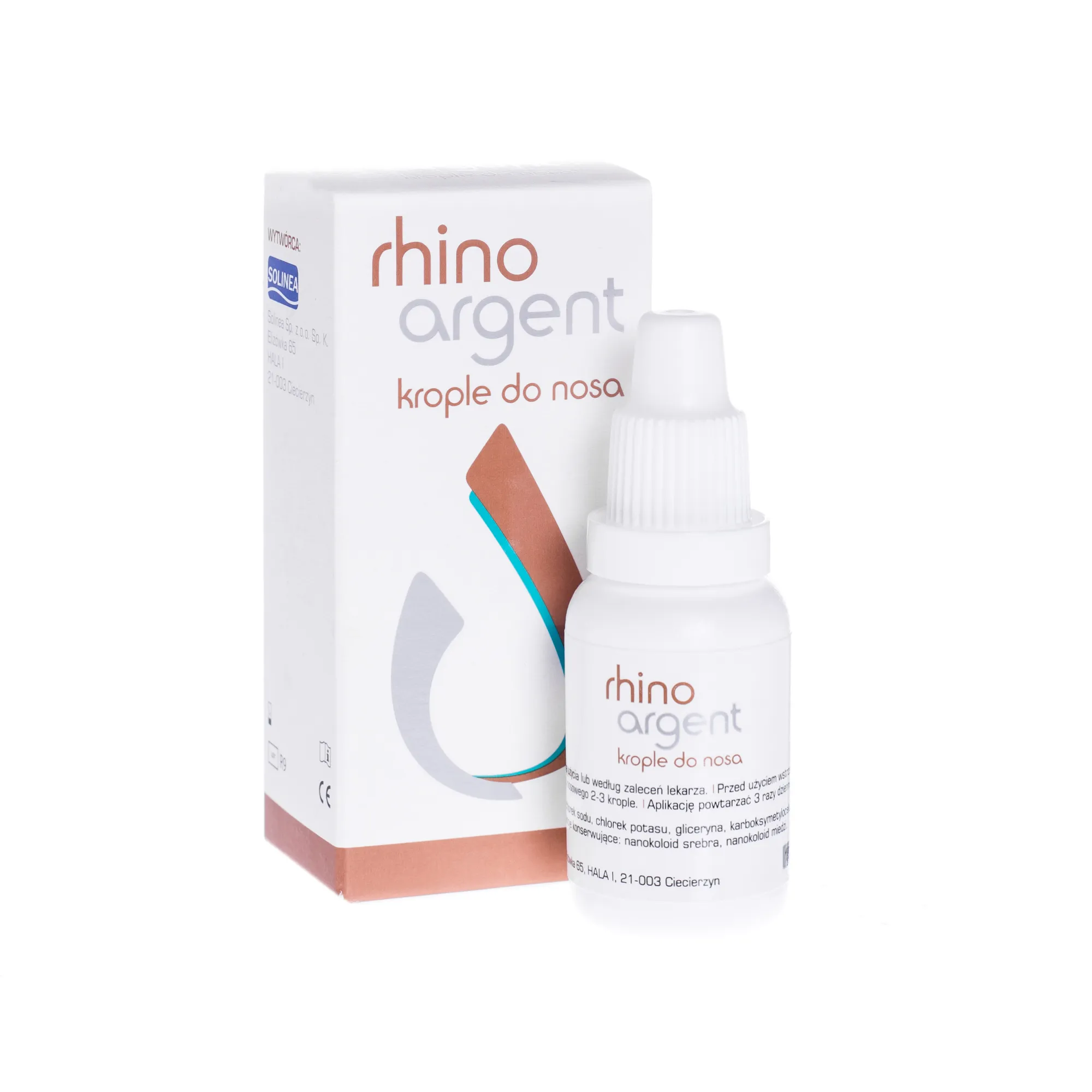 Rhinoargent, krople do nosa, 15 ml