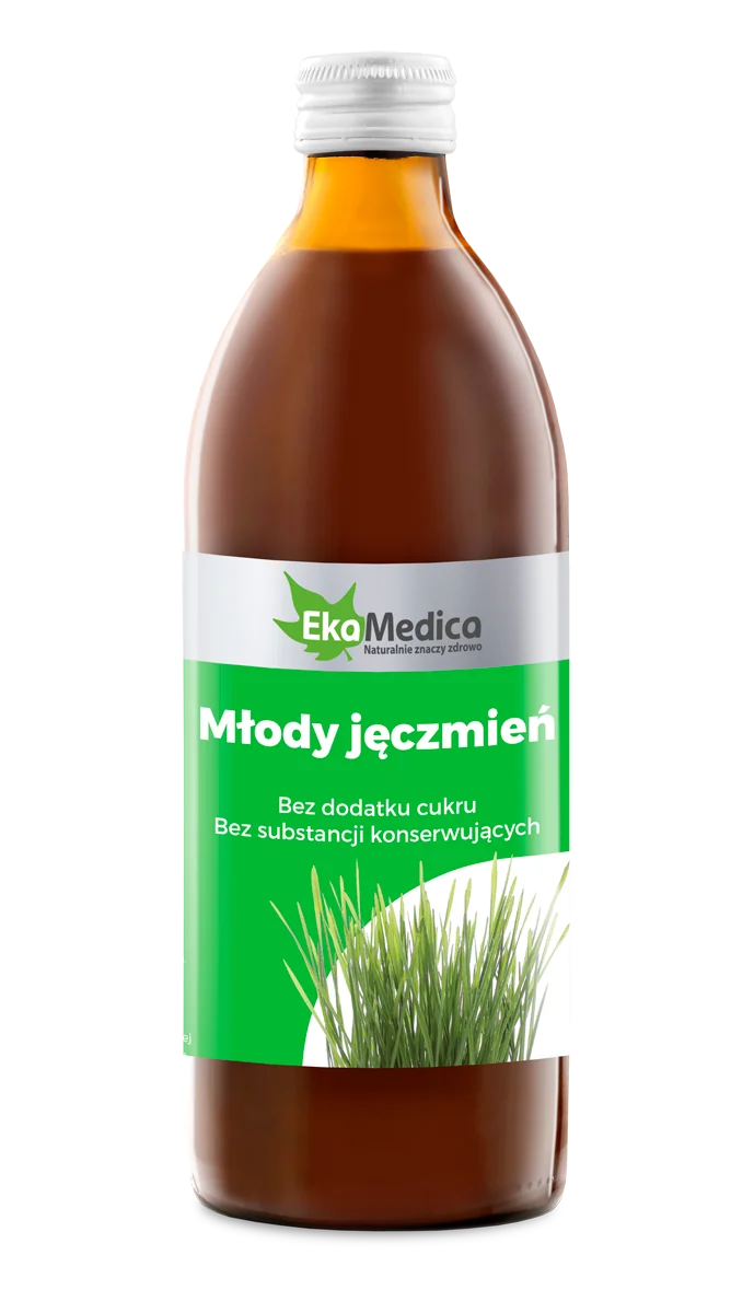 EkaMedica Młody jęczmień sok, 500 ml