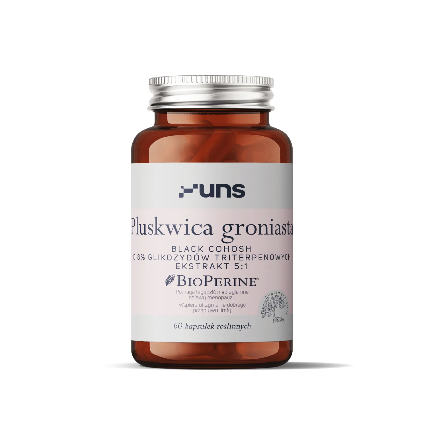 UNS Pluskwica groniasta + BioPerine® 60 wege kapsułek
