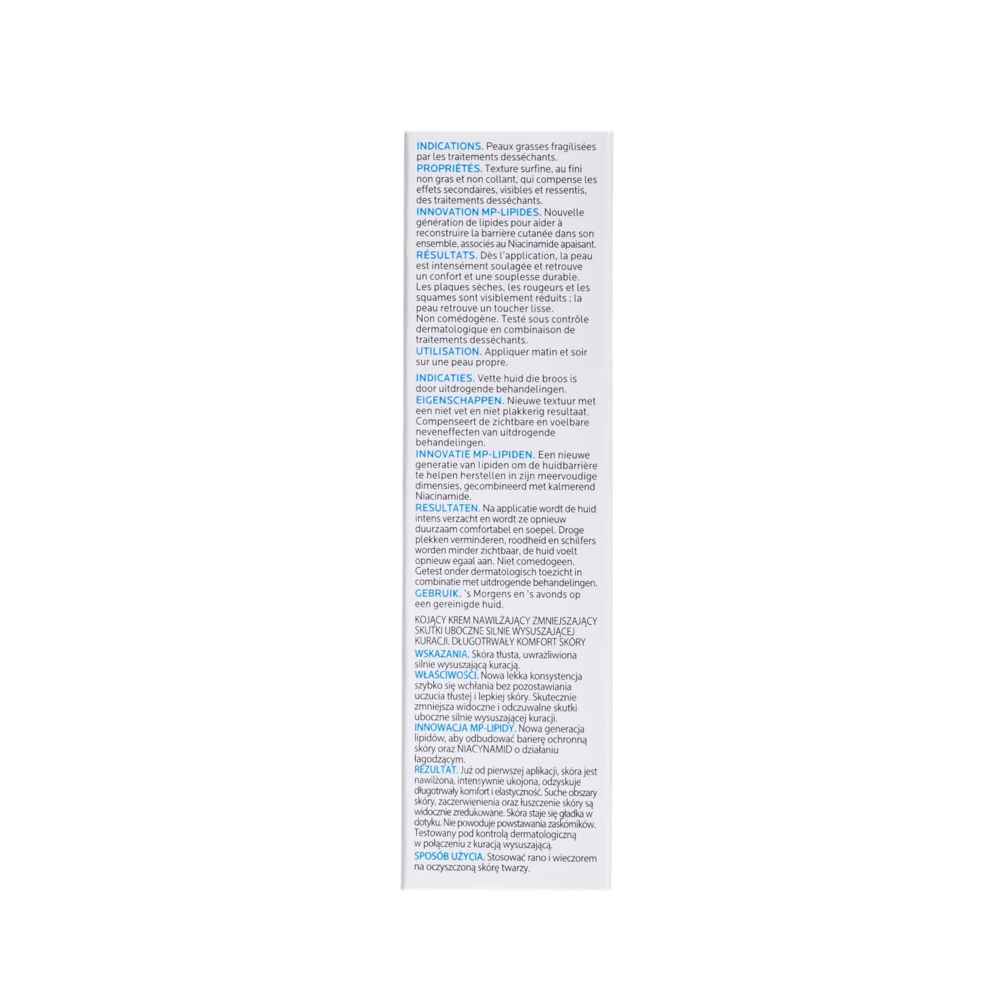 La Roche-Posay Effaclar H, krem do twarzy, 40 ml