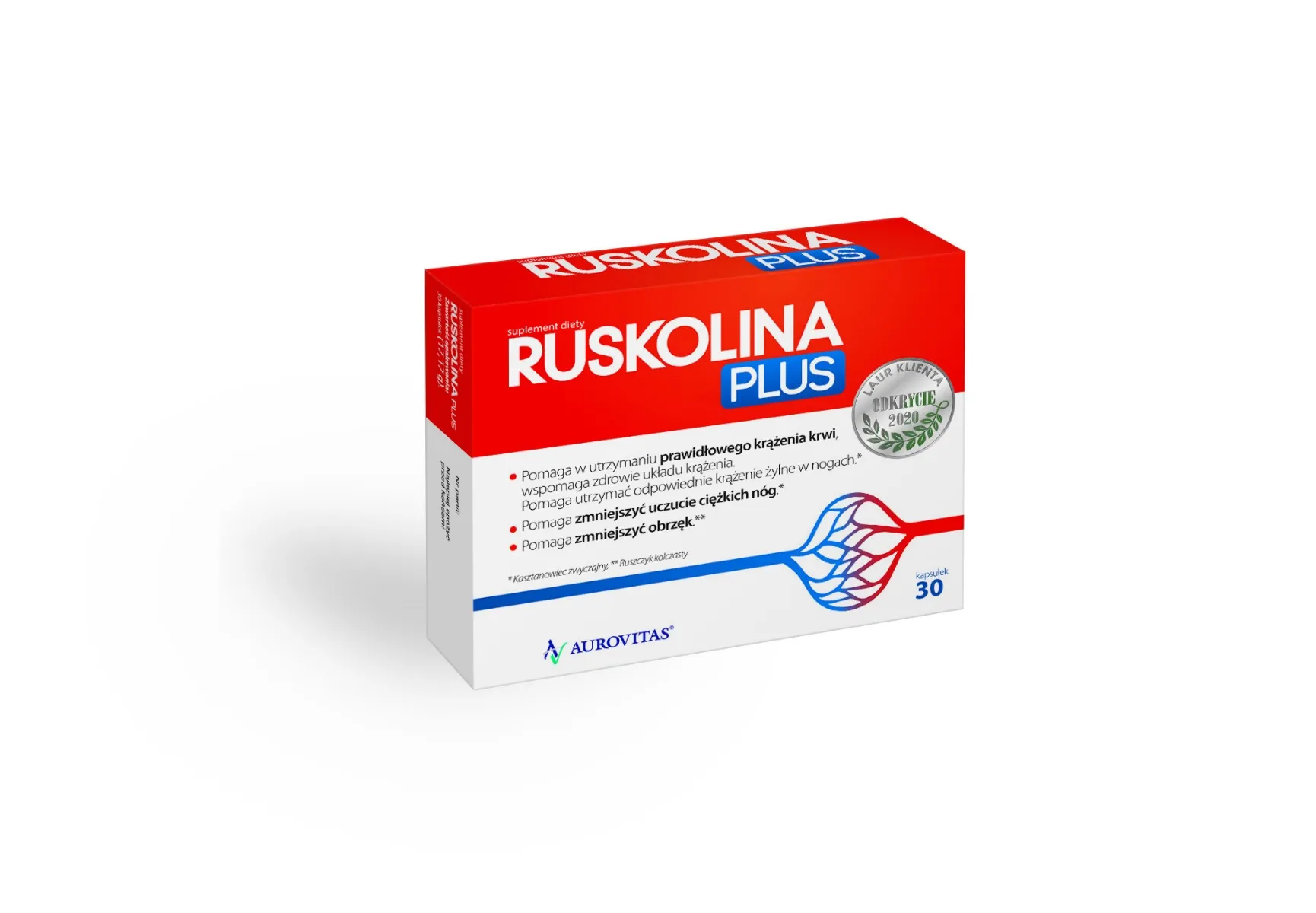 Ruskolina Plus, suplement diety, 30 kapsułek twardych