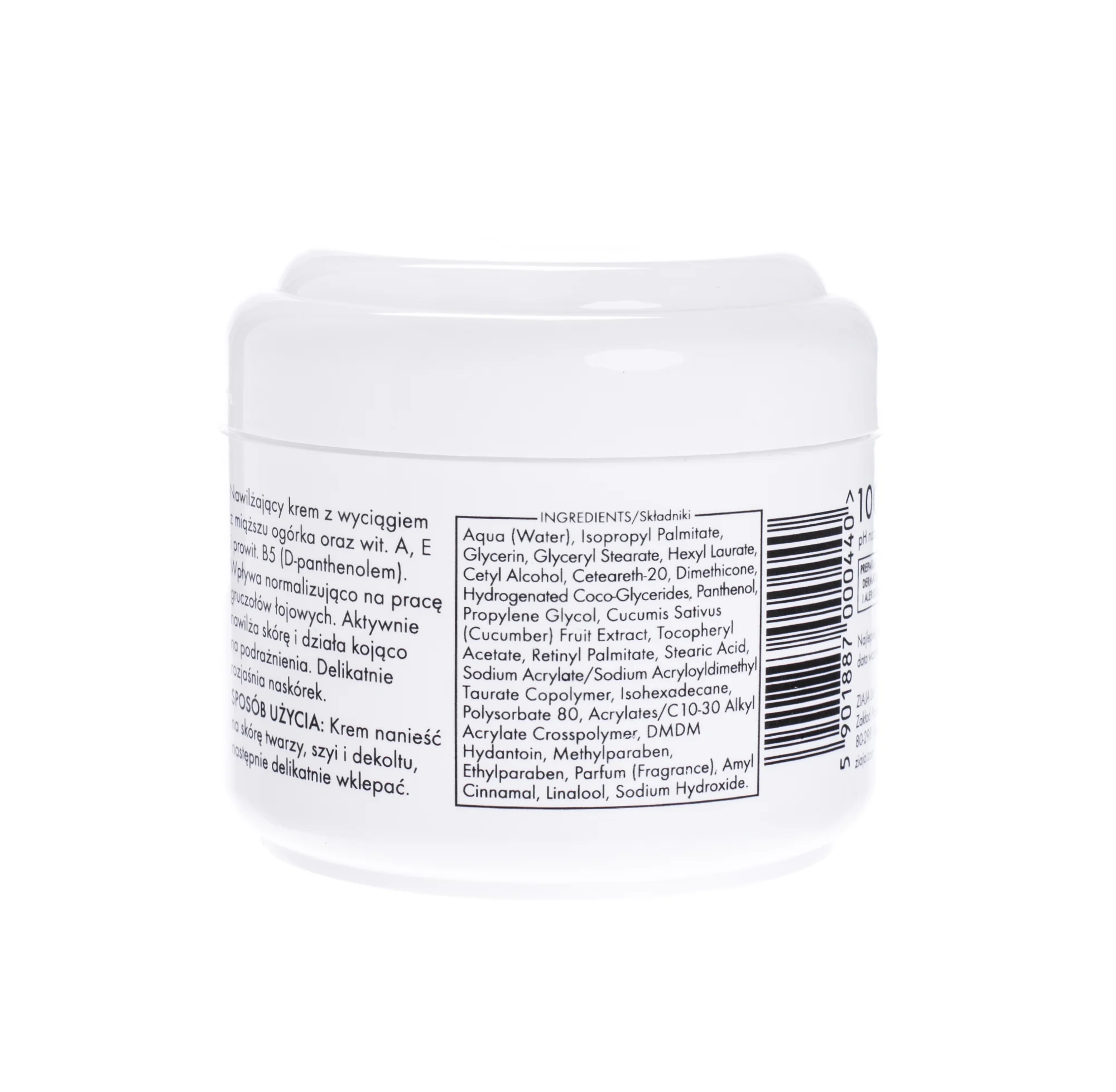 Ziaja krem ogórkowy, 100 ml