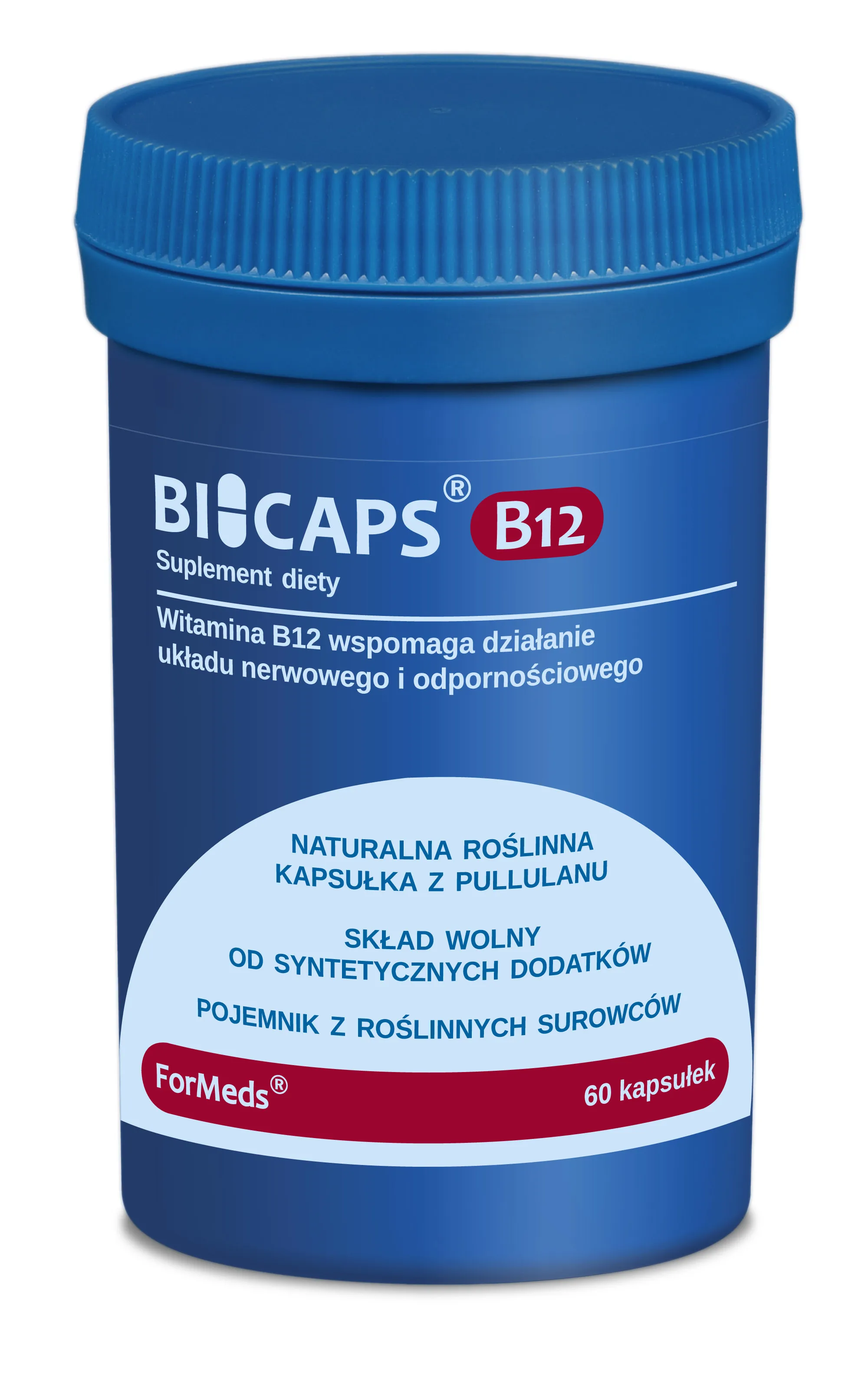 ForMeds Bicaps B12, suplement diety, 60 kapsułek