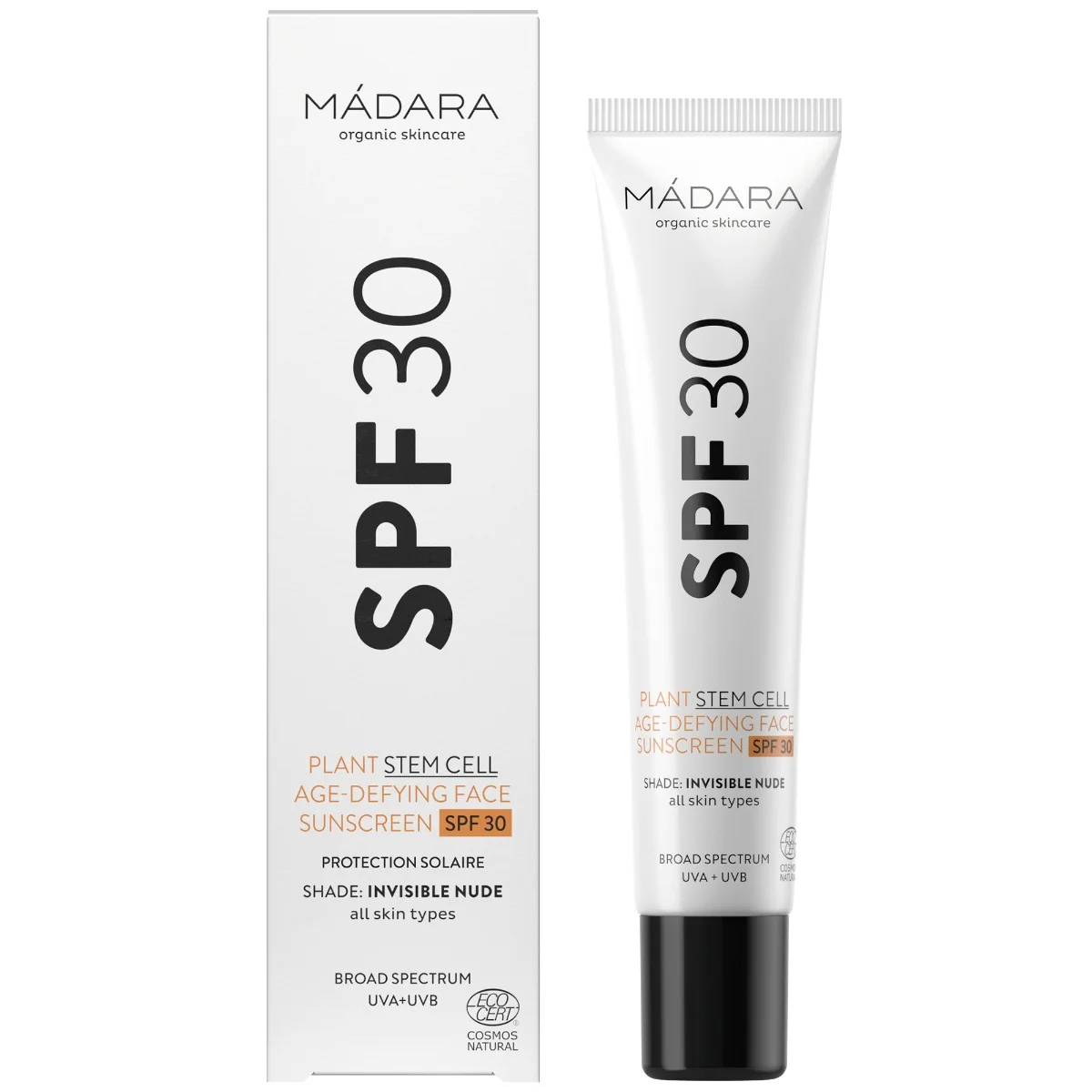 Madara Plant Stem Cell Age-Defying Face Sunscreen krem przeciwzmarszczkowy SPF 30, 40 ml