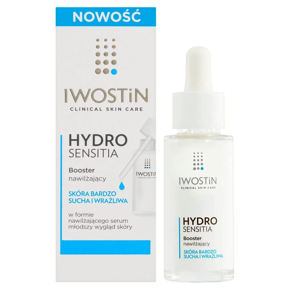 Iwostin Hydro Sensitia, booster żel nawilżający, 30 ml