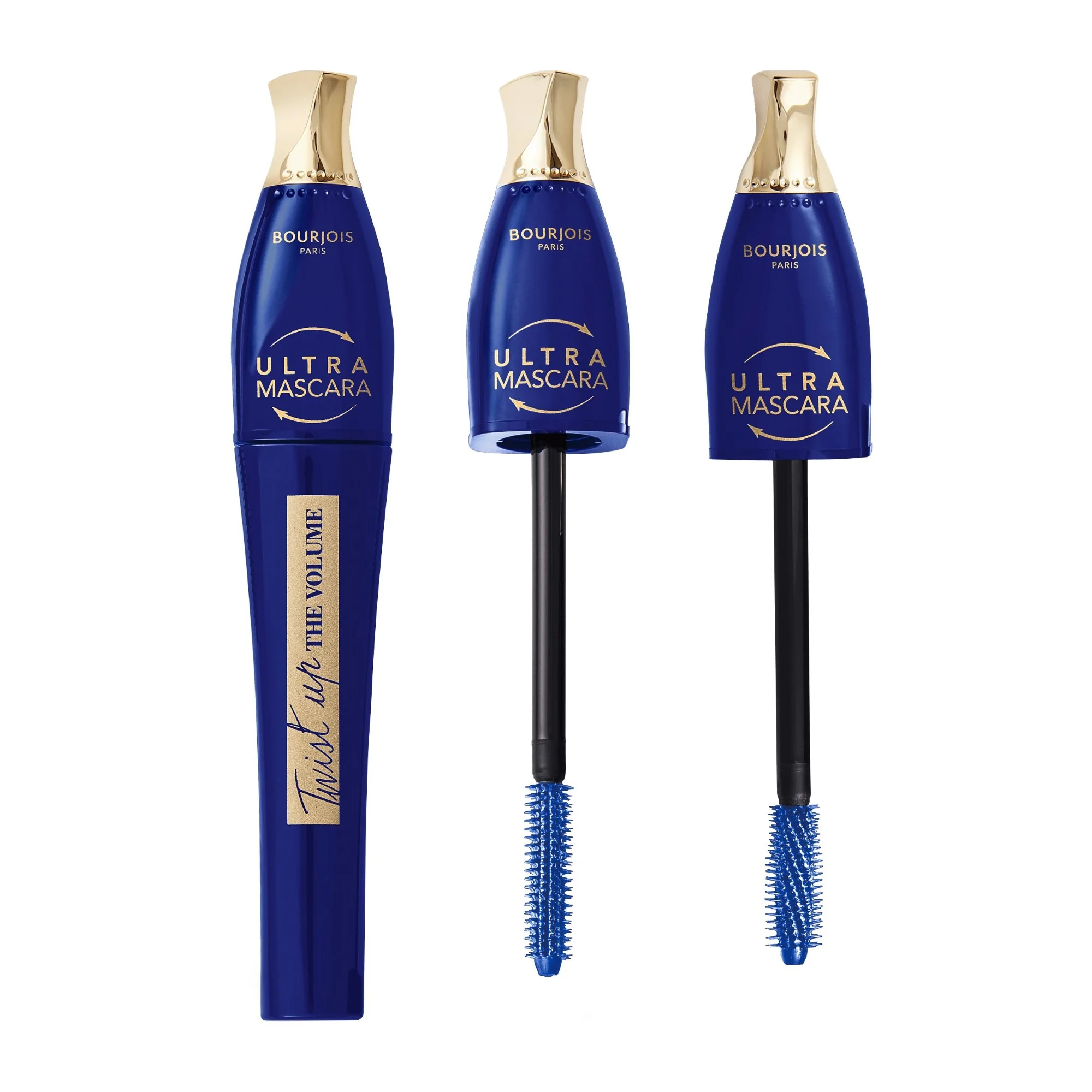 Bourjois Mascara Twist Up The Volume tusz do rzęs wydłużający i zwiększający objętość, Blue, 8 ml