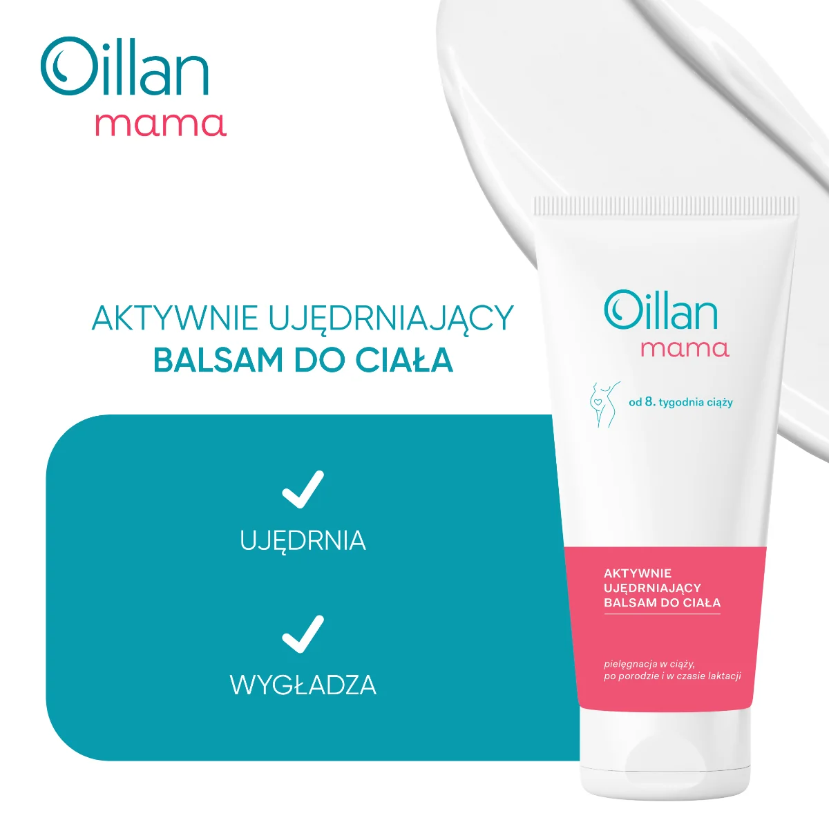 Oillan Mama Aktywnie ujędrniający balsam do ciała, 200 ml
