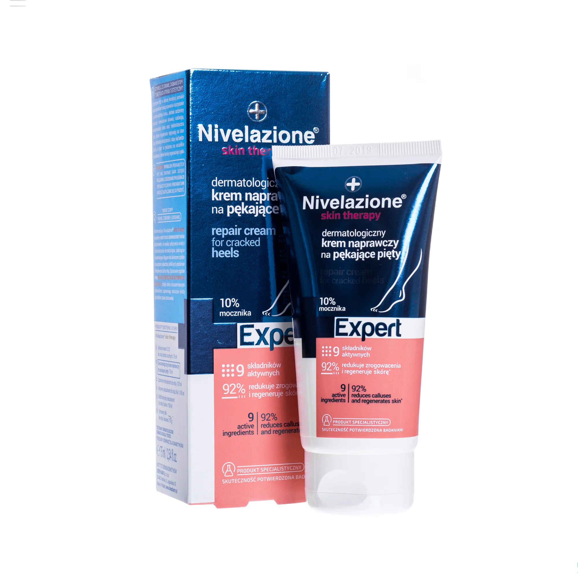 Nivelazione Expert, dermatologiczny krem naprawczy na pękające pięty, 75 ml