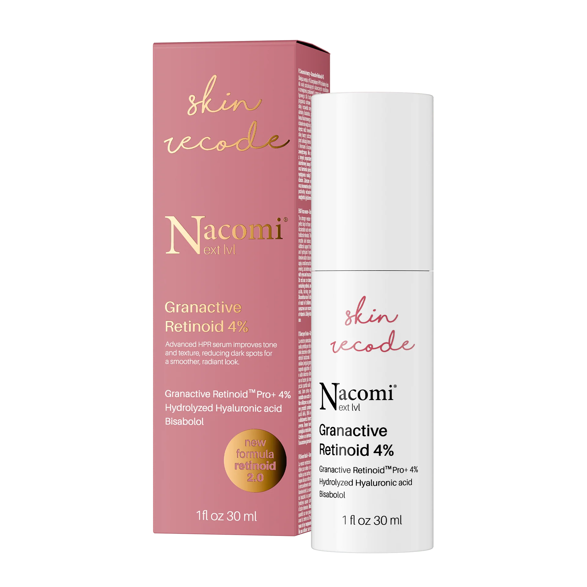 Nacomi Next Level Skin Recode serum do twarzy Granactive Retinoid 4%, 30 ml