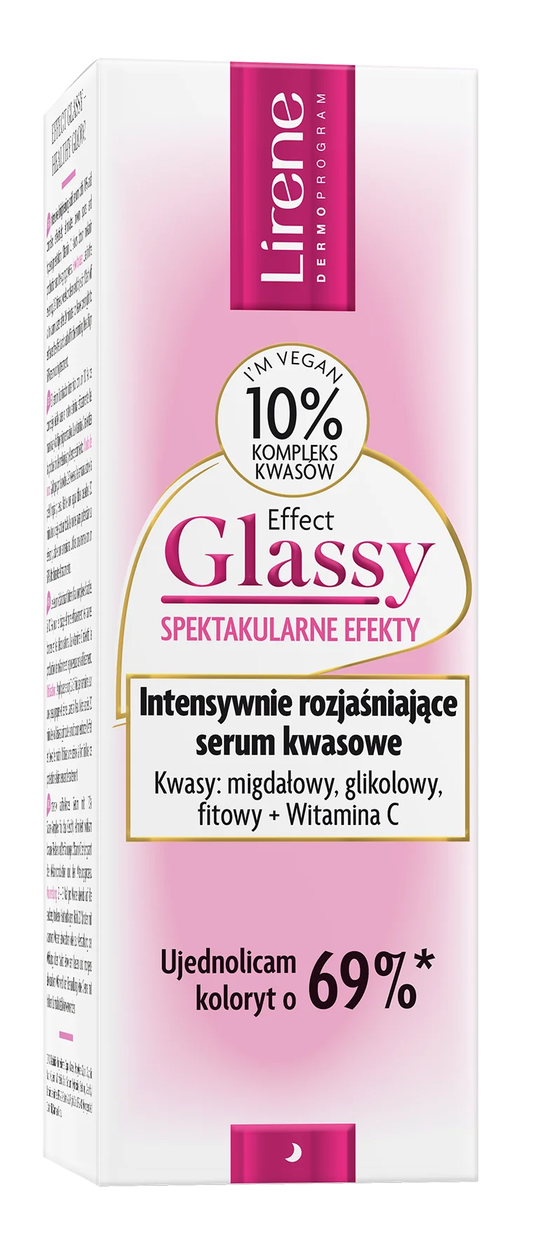 Lirene Effect Glassy intensywnie rozjaśniające serum kwasowe, 30 ml
