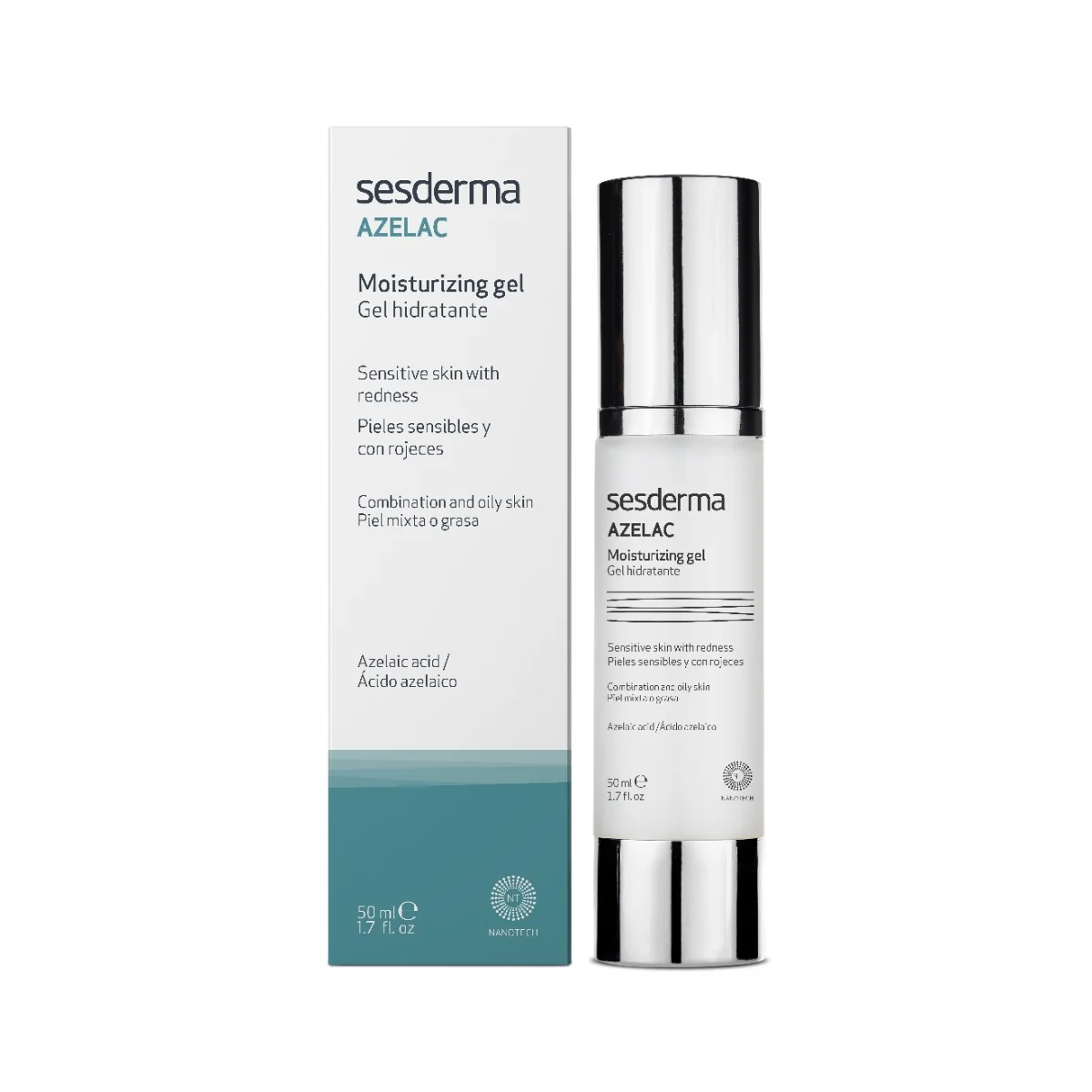 Sesderma Azelac nawilżający żel do twarzy, 50 ml