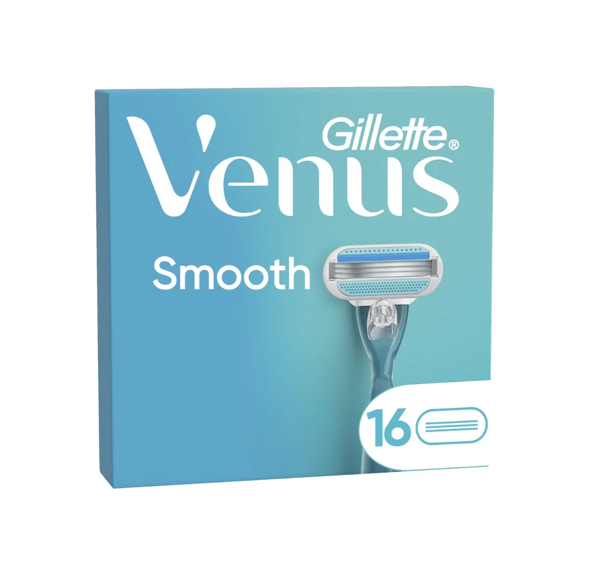 Gillette Venus Smooth wymienne główki do maszynki, 16 sztuk