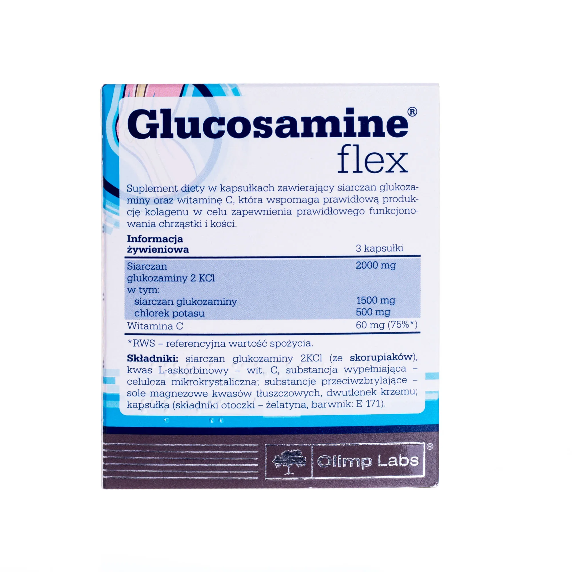 Olimp Glucosamine Flex, suplement diety, 60 kapsułek 