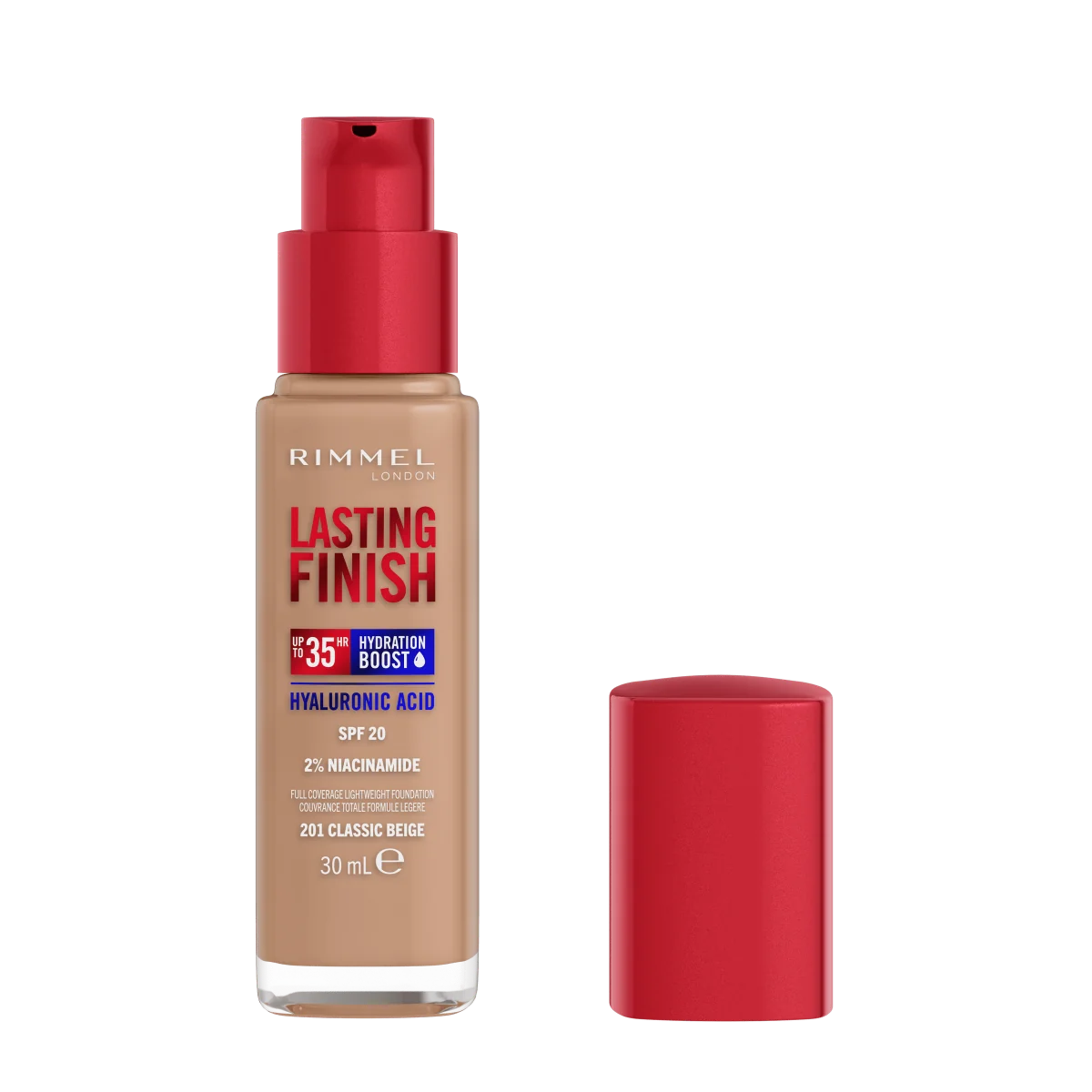Rimmel Lasting Finish Foundation Podkład do twarzy nr 201 Classic Beige, 30 ml