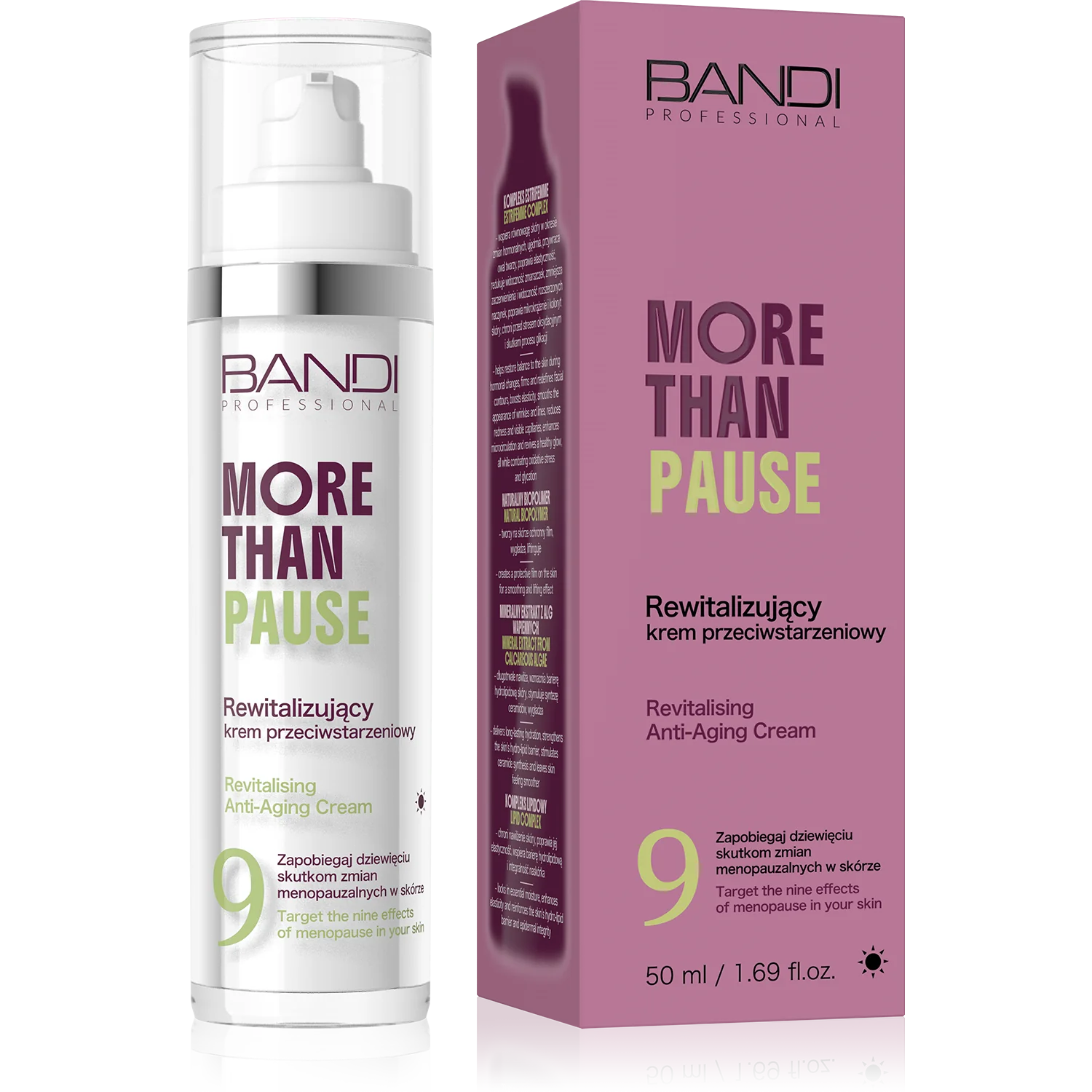 Bandi More Than Pause rewitalizujący krem przeciwstarzeniowy, 50 ml