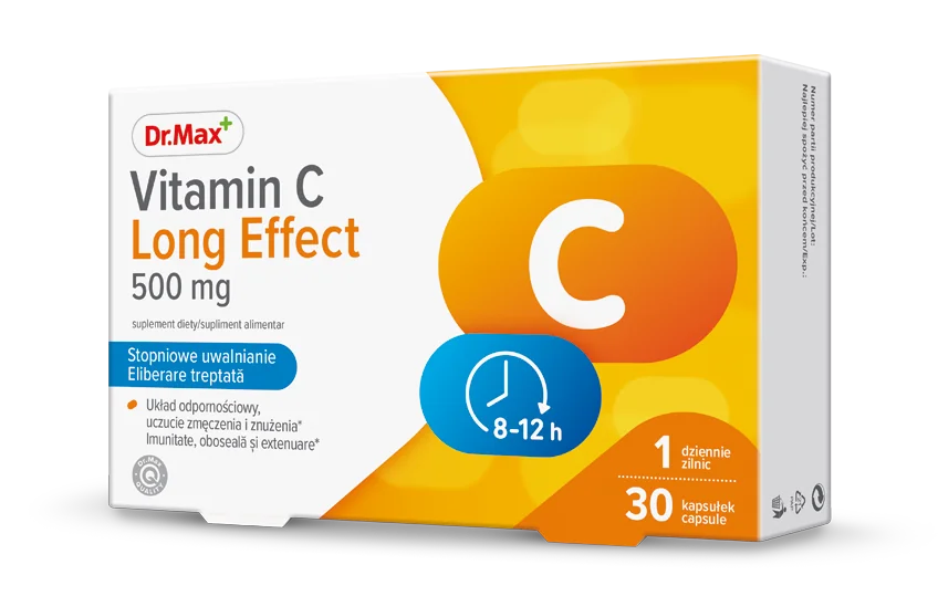 Vitamin C Long Effect 500 mg Dr. Max 30 kapsułek