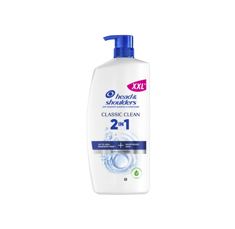 Head & Shoulders Classic Clean 2w1 szampon i odżywka przeciwłupieżowa, 800 ml