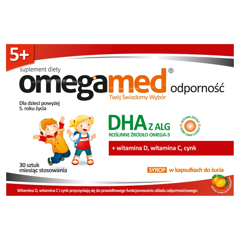 Omegamed Odporność 5+ 30 kapsułek do żucia