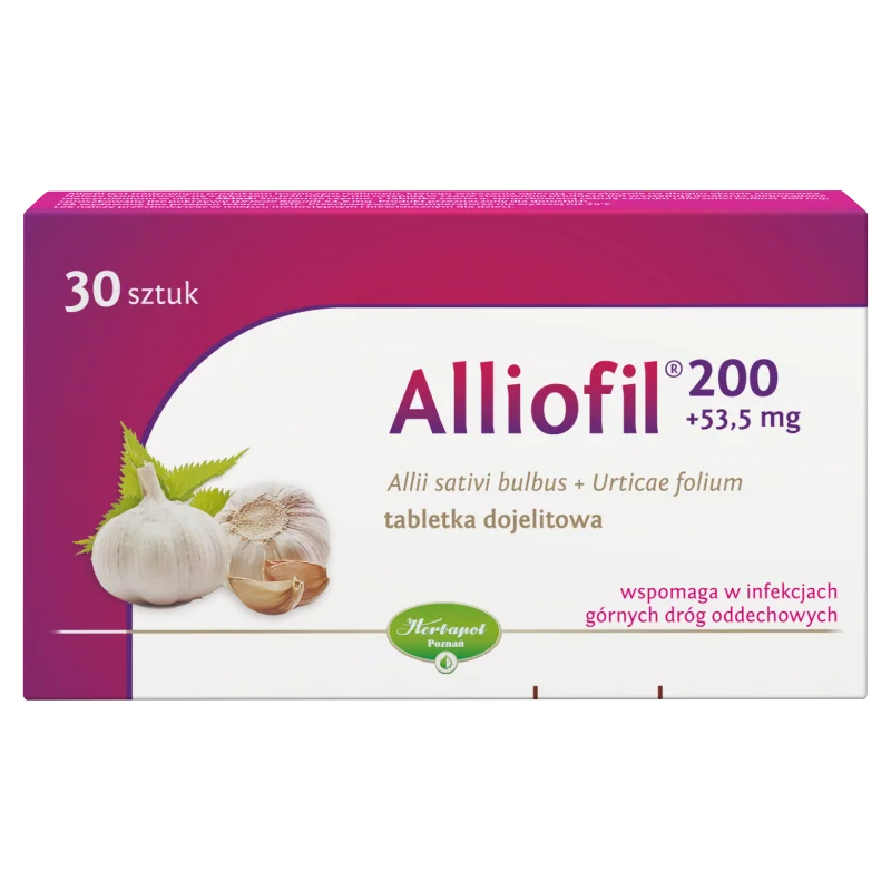 Alliofil 30 tabletek dojelitowych