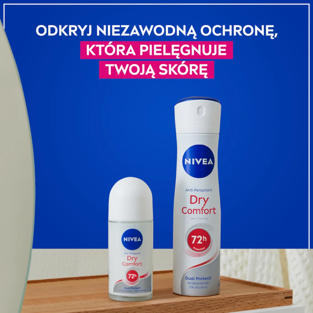 Nivea Dry Comfort antyperspirant damski w kulce, 50 ml