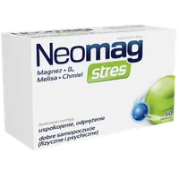 NeoMag Stres, suplement diety bogaty w magnez i witaminę B6, 50 tabletek
