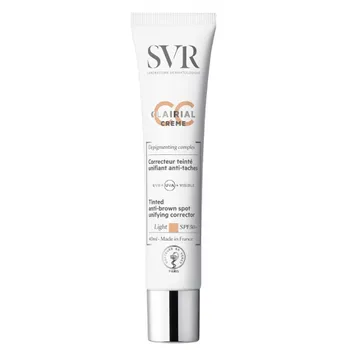 SVR Clairial CC Creme, krem korektor wyrównujący koloryt skóry jasny, SPF50+, 40 ml 