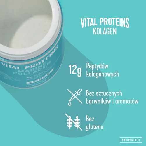 Vital Proteins Marine Collagen Kolagen rybi smak neutralny, 221 g