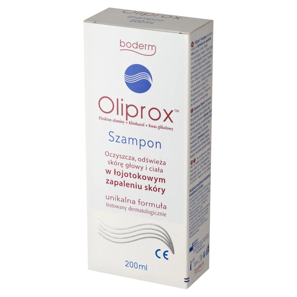 Oliprox szampon przeciwłupieżowy na ŁZS, łupież i grzybicę skóry 200, ml