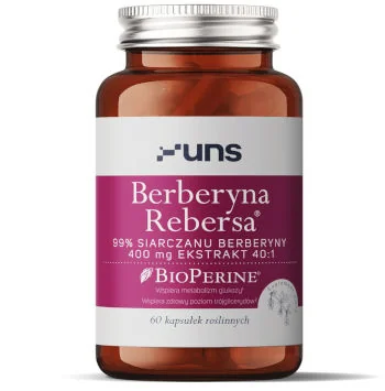 UNS Rebersa Berberyna HCL + BioPerine® Ekstrakt 60:1 UNS Rebersa Berberyna HCL + BioPerine® Ekstrakt 60:1