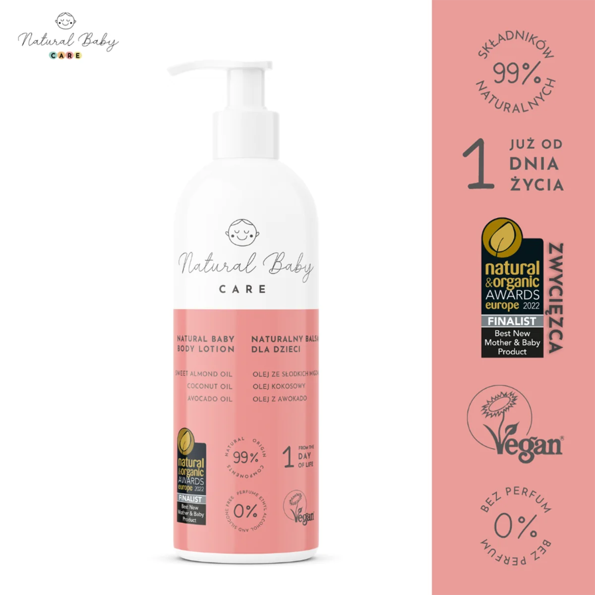 Natural Baby Care Naturalny balsam dla dzieci 200 ml