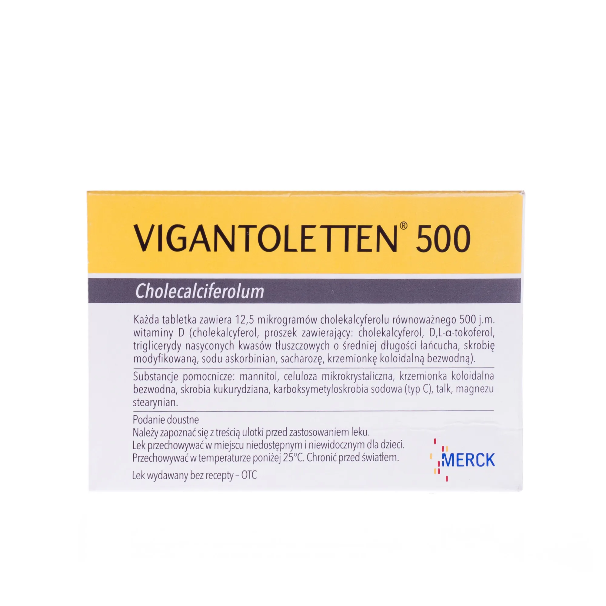 Vigantoletten 500, 500 j.m. 30 tabletek 