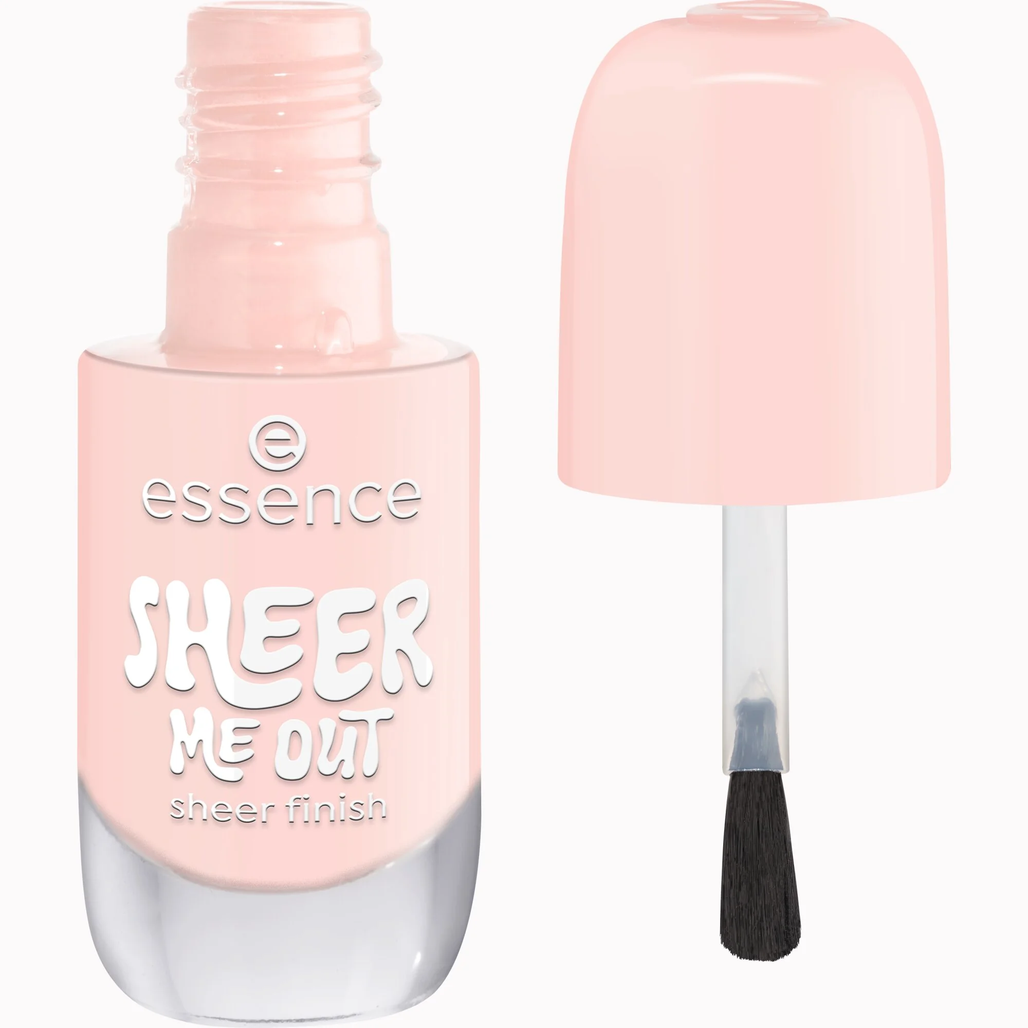 Essence Gel Nail Polish lakier do paznokci 04 Sheer Me Out, 8 ml