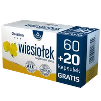 OleoVitum Wiesiołek, suplement diety, 80 kapsułek