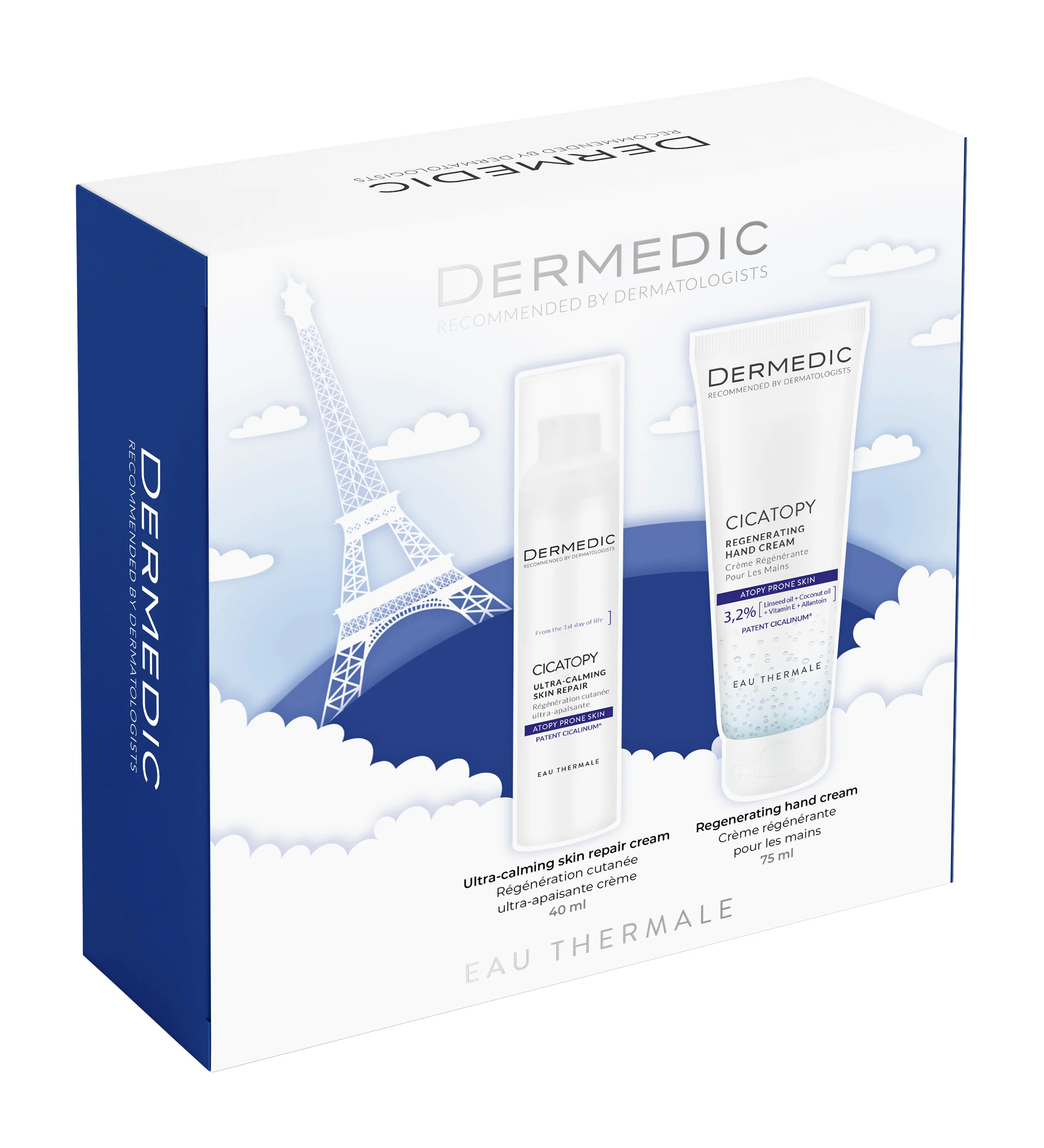 Dermedic Cicatopy Zestaw ultrakojący krem naprawczy, 40 ml + regenerujący krem do rąk, 75 ml