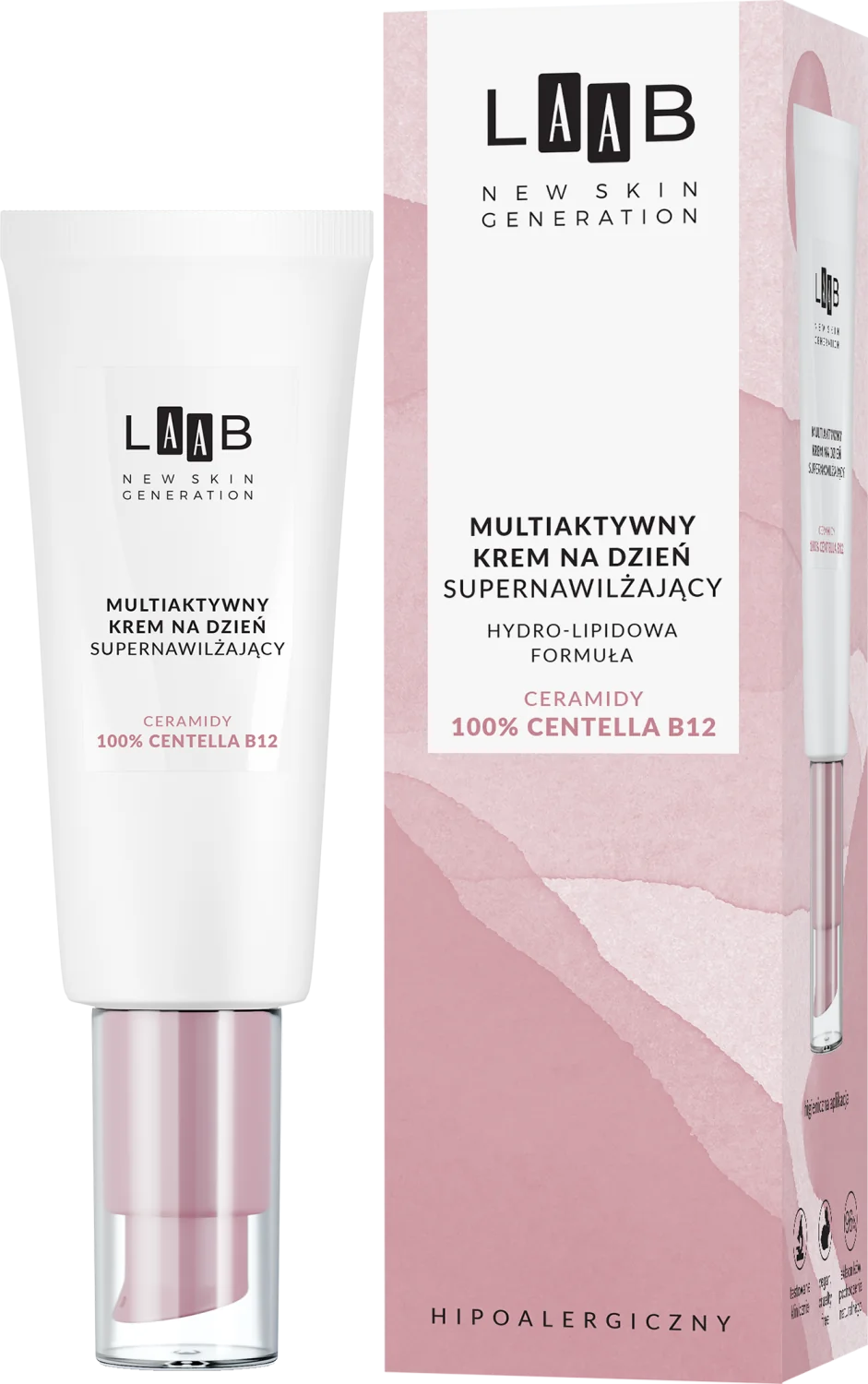 AA Laab 100% Centella B12  multiaktywny krem na dzień supernawilżający, 40 ml