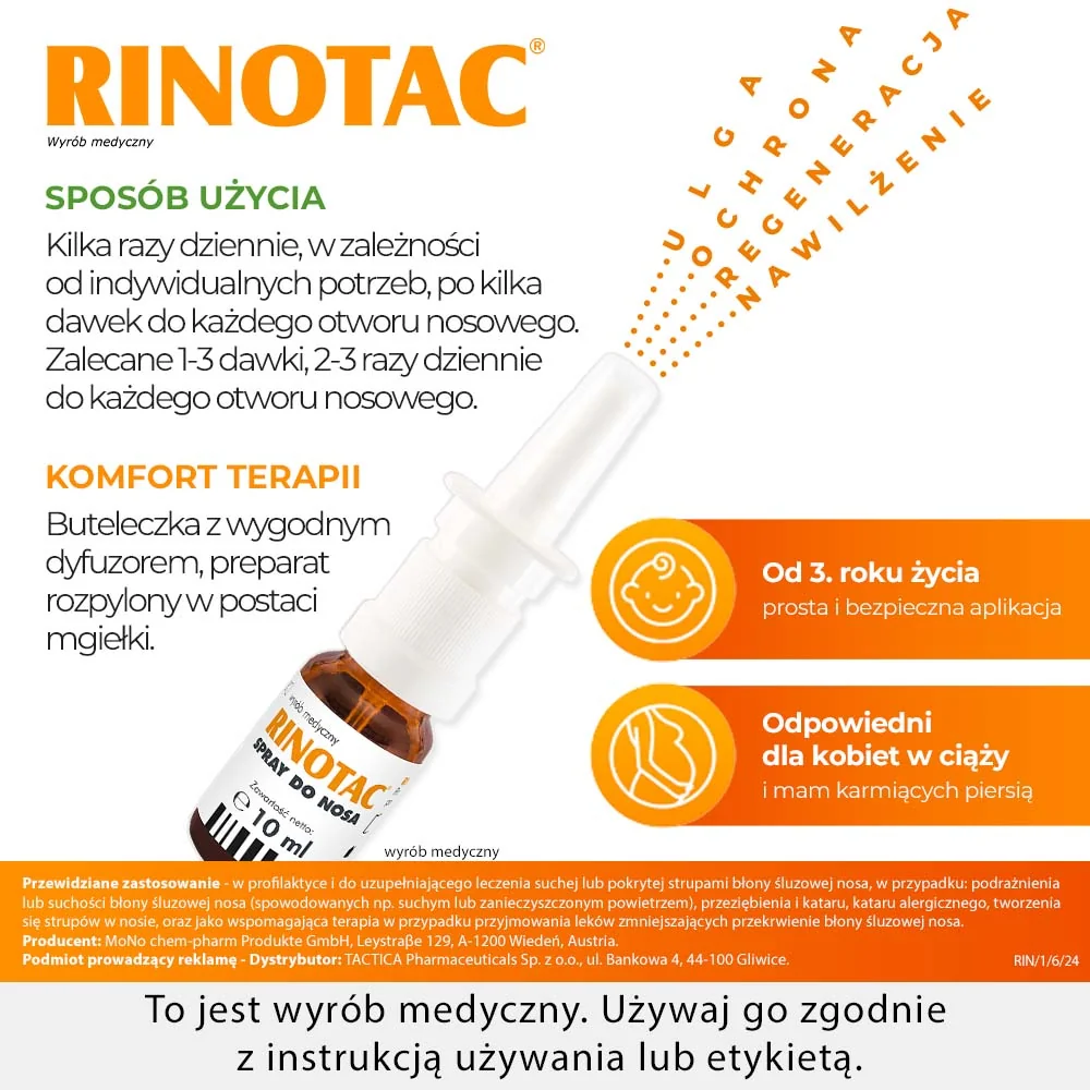 Rinotac spray do nosa, 10 ml