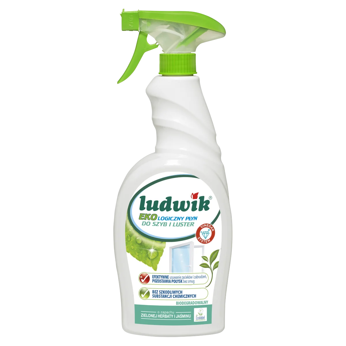 Ludwik ekologiczny płyn do mycia szyb i luster, 750 ml