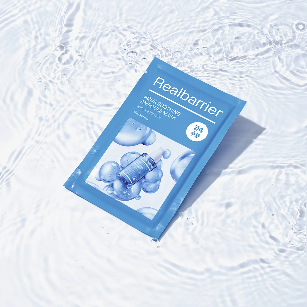 Real Barrier Aqua Soothing Ampoule Tissue Mask maska w płachcie, 28 ml