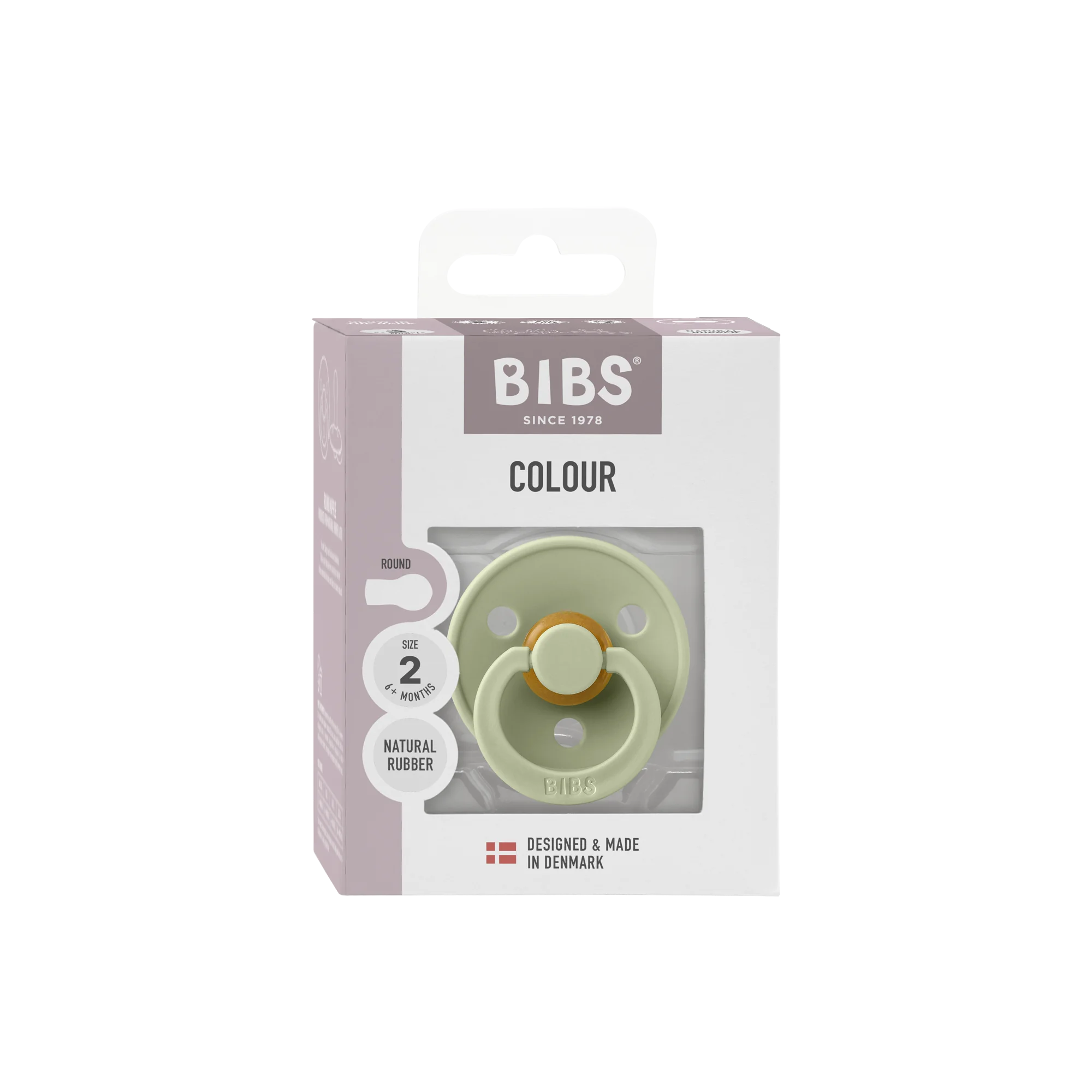 Bibs Pacifier Sage smoczek lateksowy uspokajający, 1 szt.