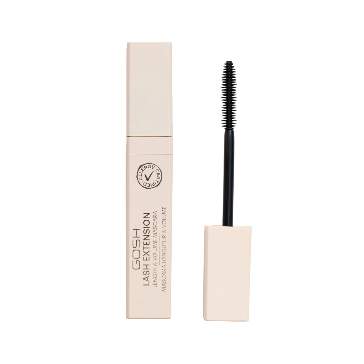 GOSH Lash Extension tusz do rzęs wydłużająco-pogrubiający Black, 7 ml